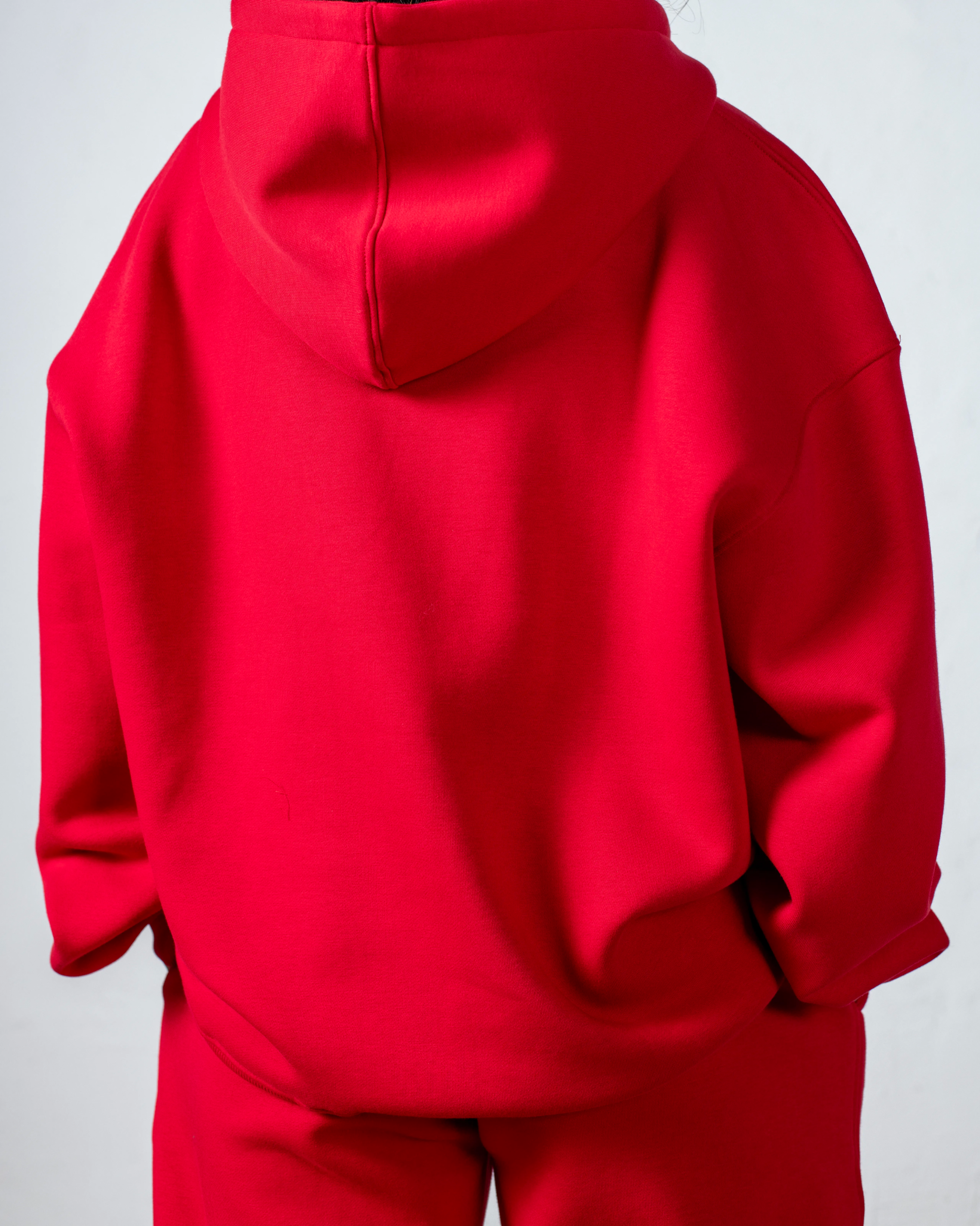 Red Sweat Suit