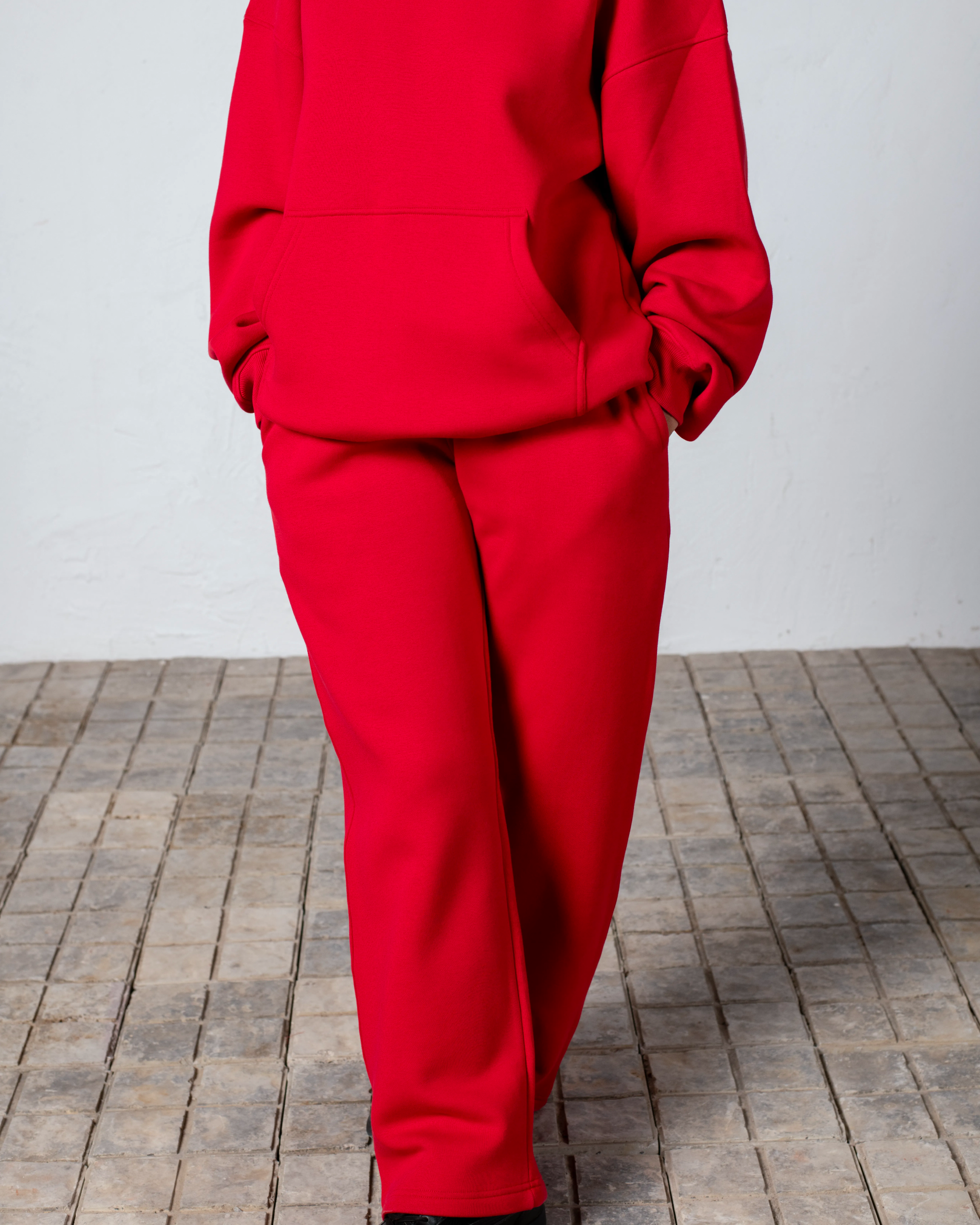 Red Sweat Suit