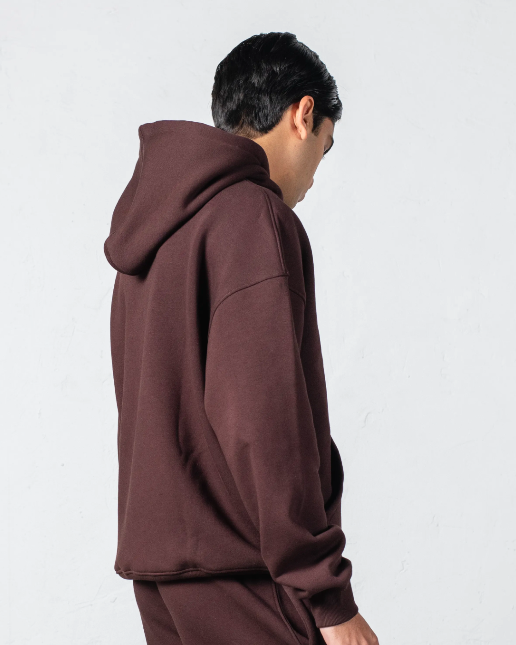 Fleece Brown Hoodie