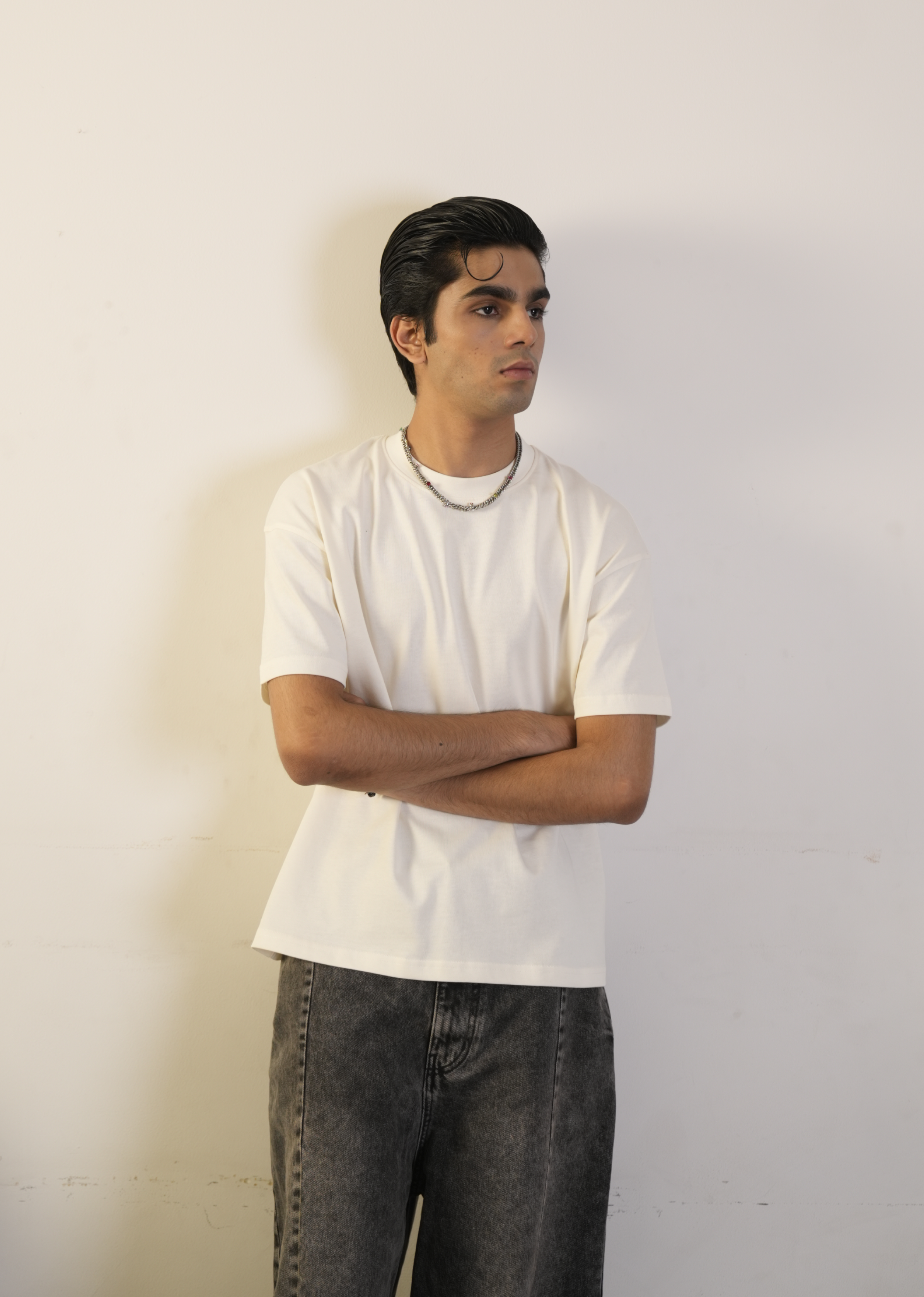 Signature Blank Tee - Off White