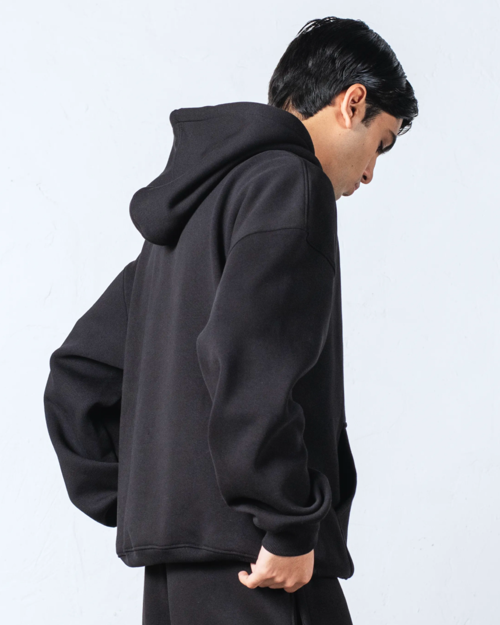 Fleece Black Hoodie