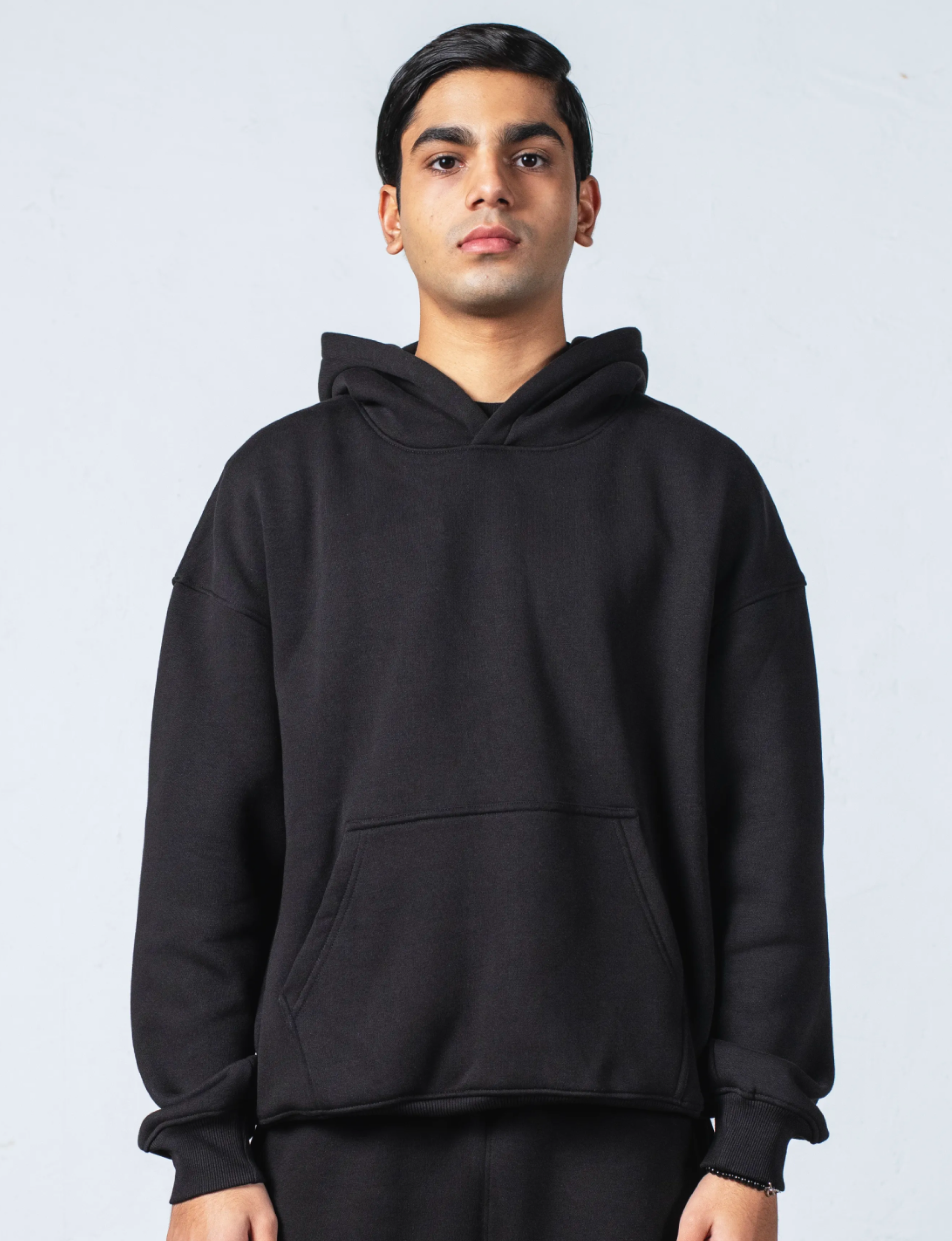 Fleece Black Hoodie