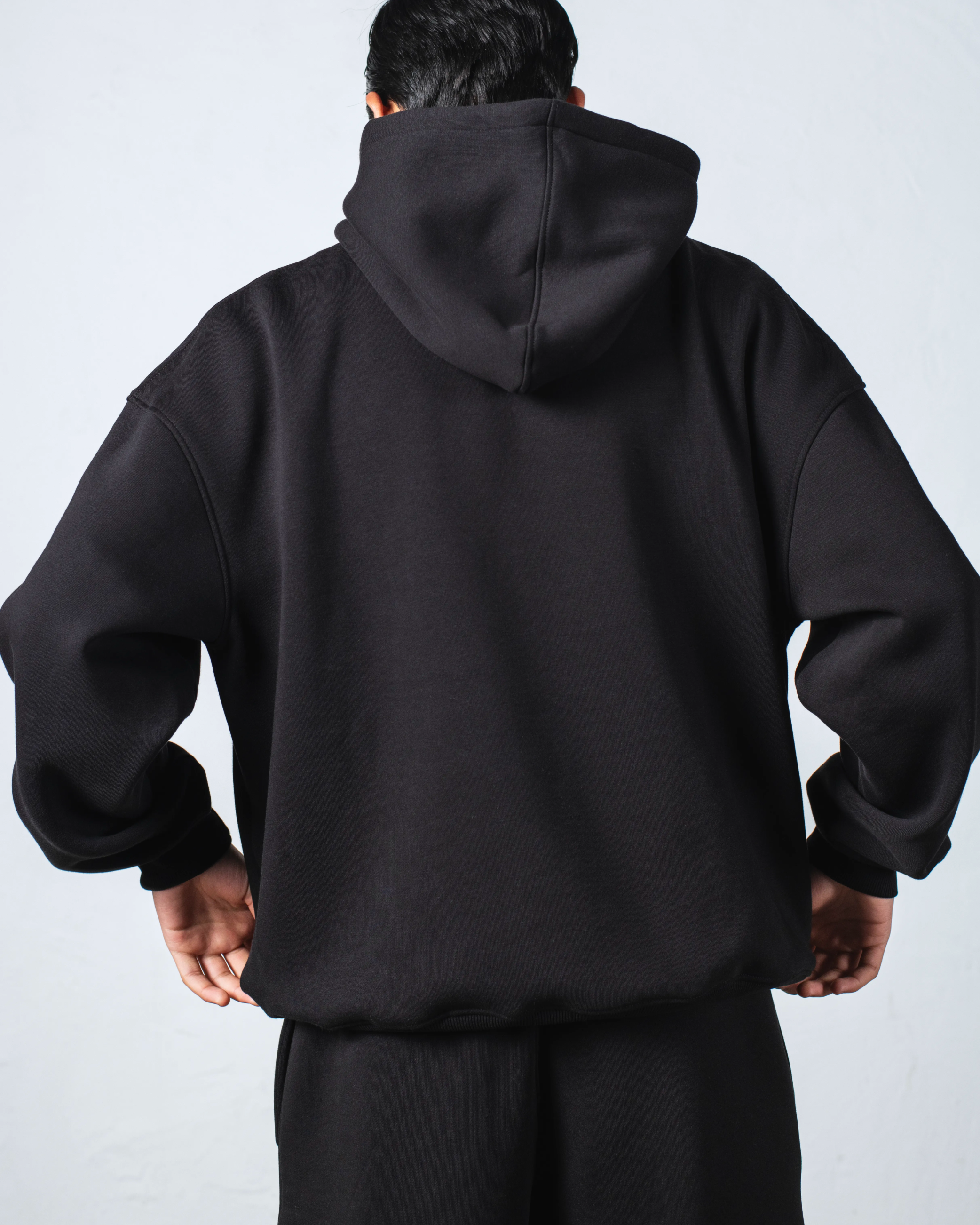 Fleece Black Hoodie