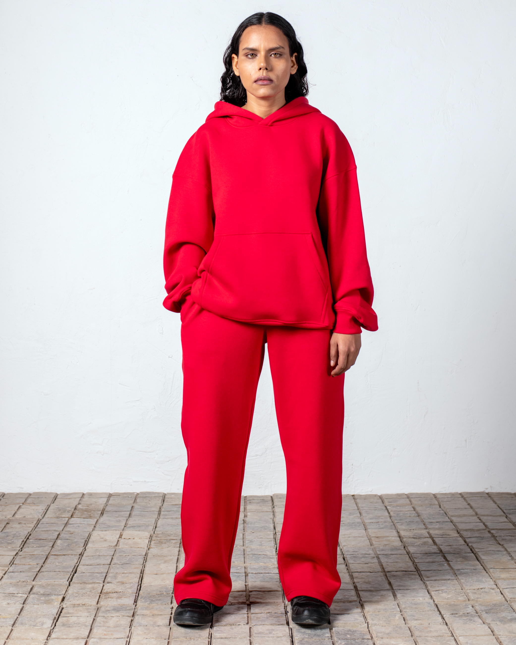 Red Sweat Suit