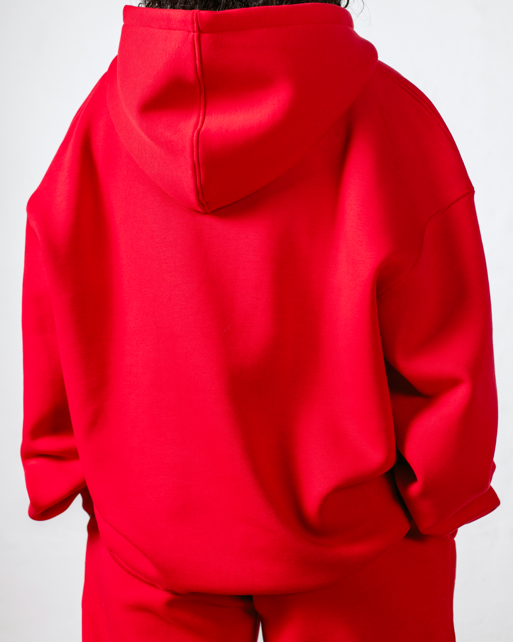 Fleece Red Hoodie