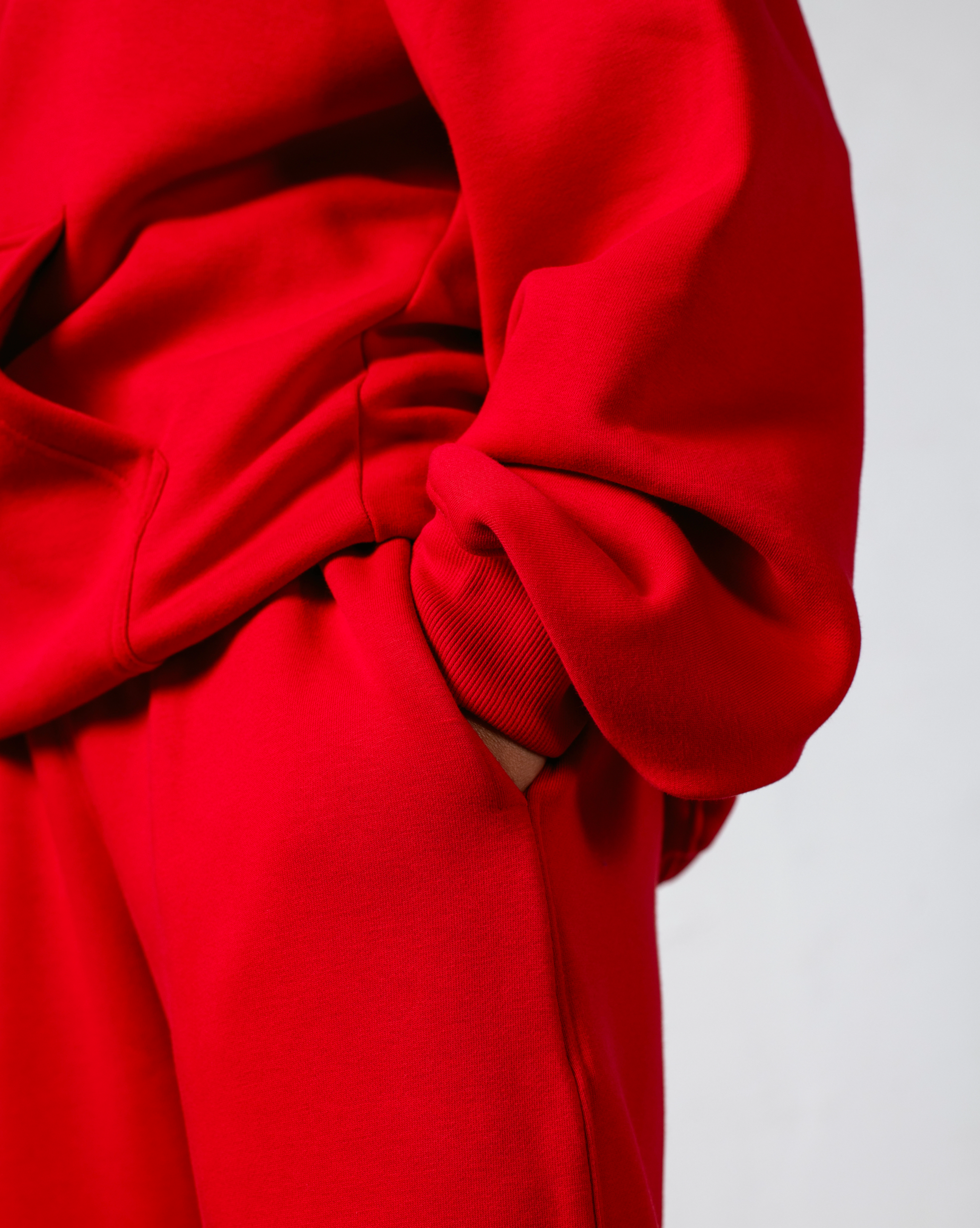 Fleece Red Hoodie