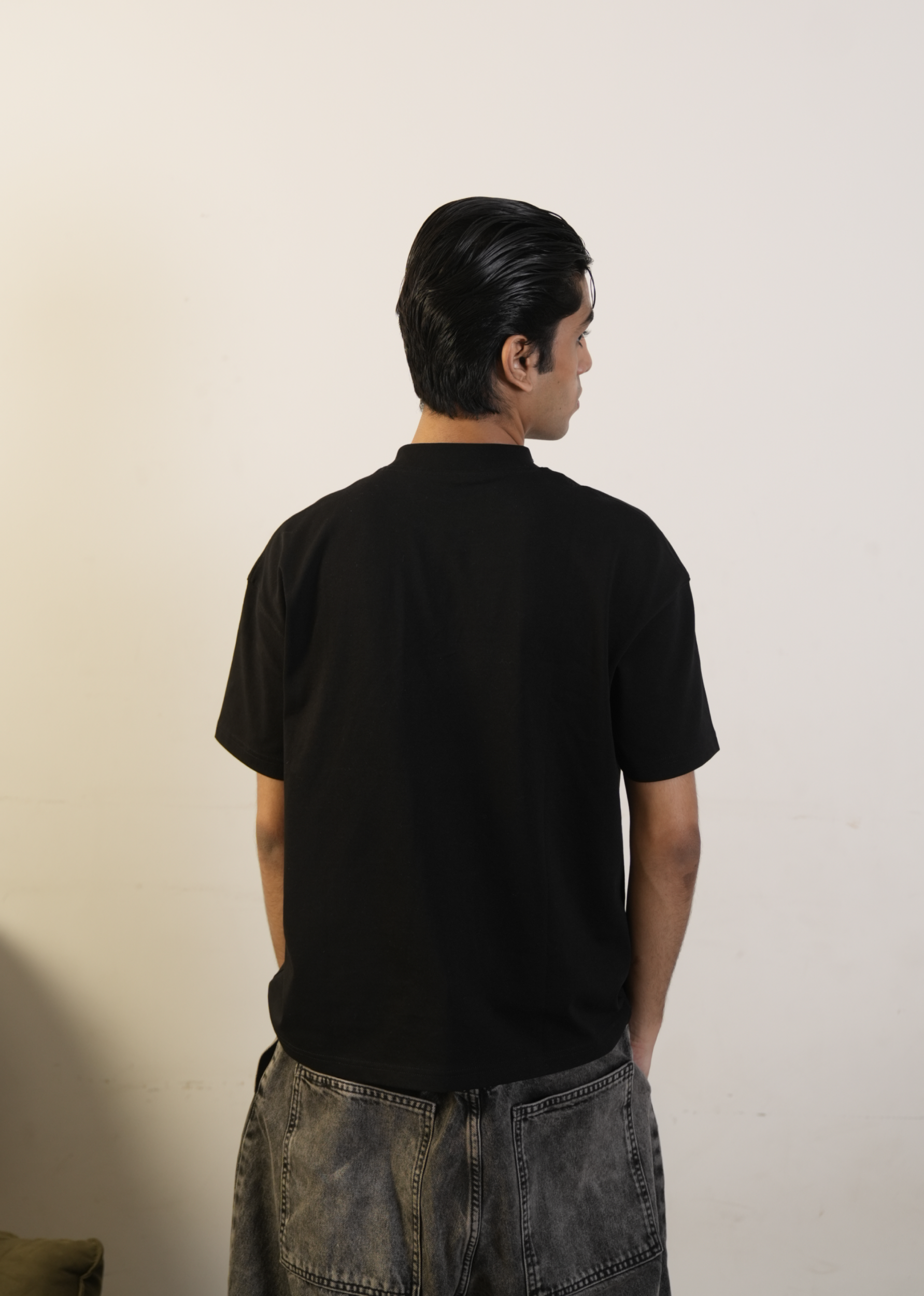 Signature Blank Tee - Black